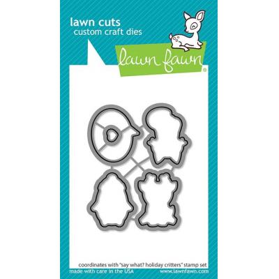 Lawn Fawn Lawn Cuts - Say What? Holiday Critters